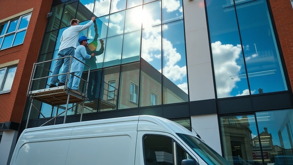 Glazier in Falcon Road