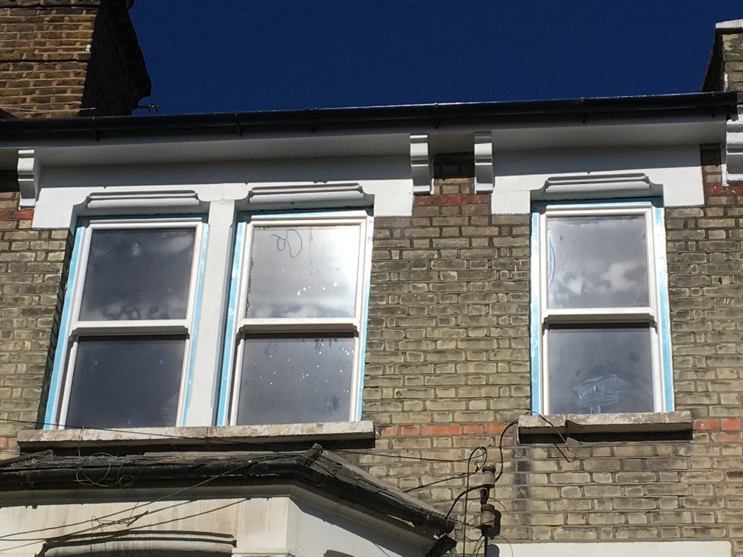 New uPVC sash windows fitted on Victorian terrace in Clapham Junction