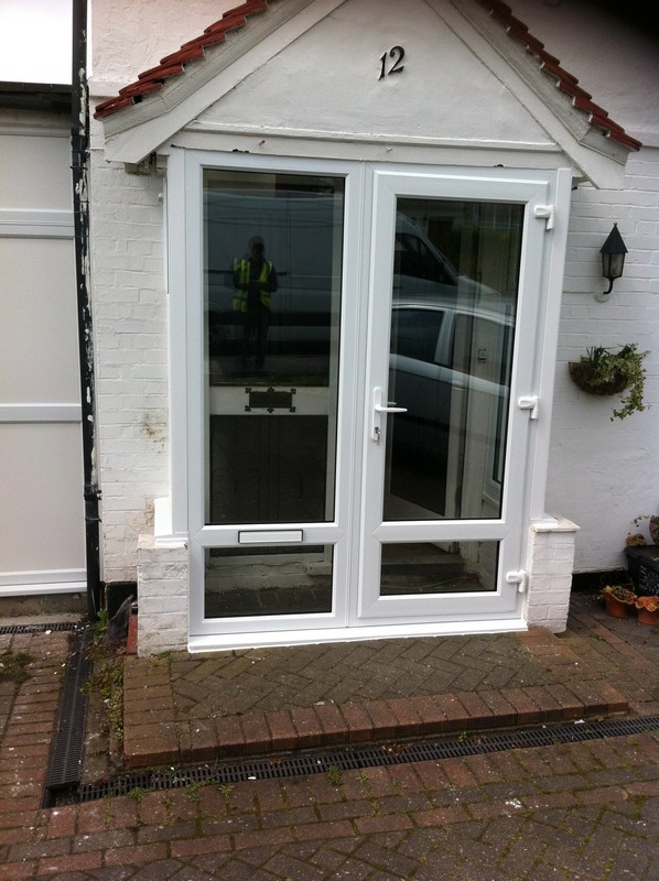 uPVC French doors fitted as front entrance in Clapham Junction